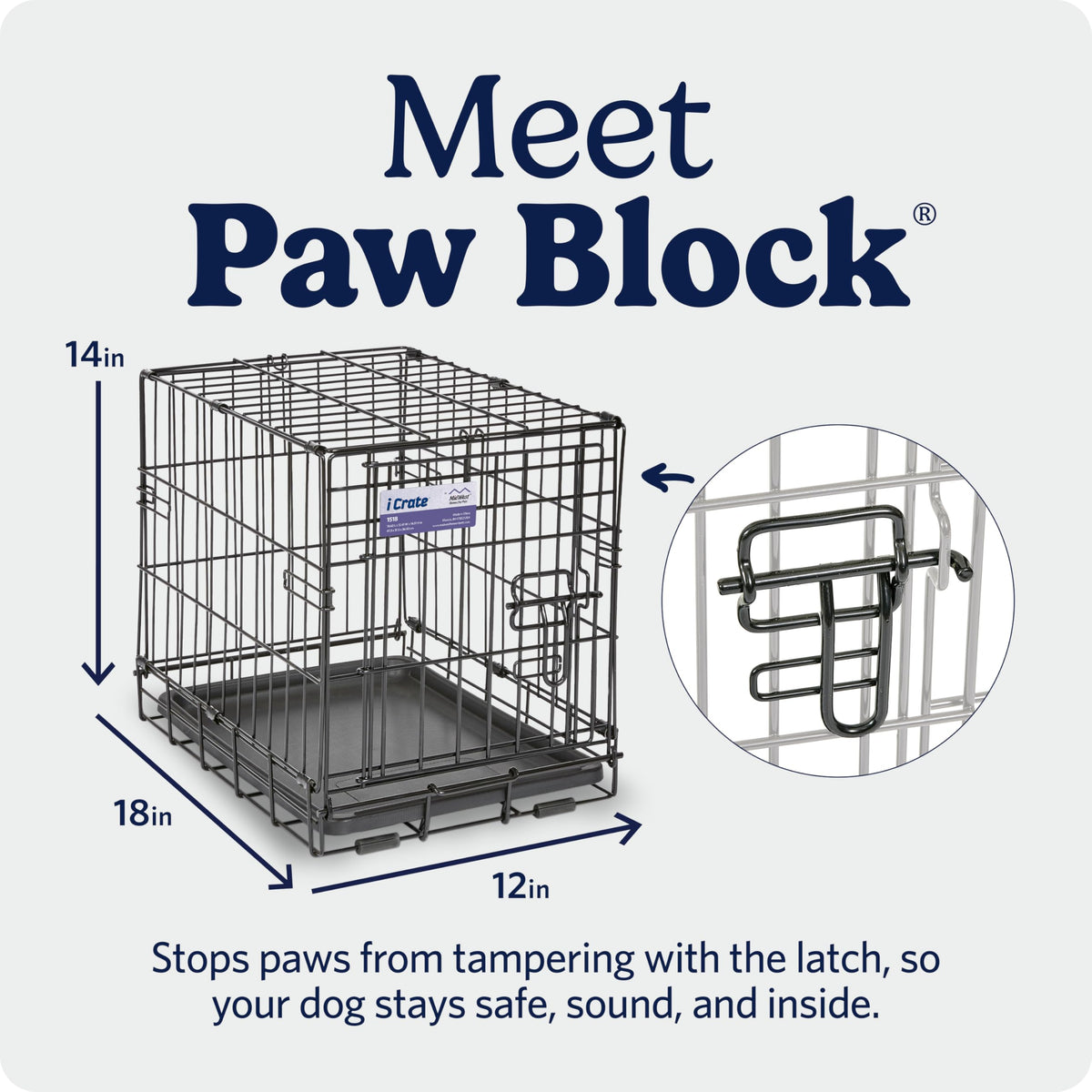 Midwest 36-Inch Single Door iCrate, for Medium-Large Breeds, 41-70 lbs