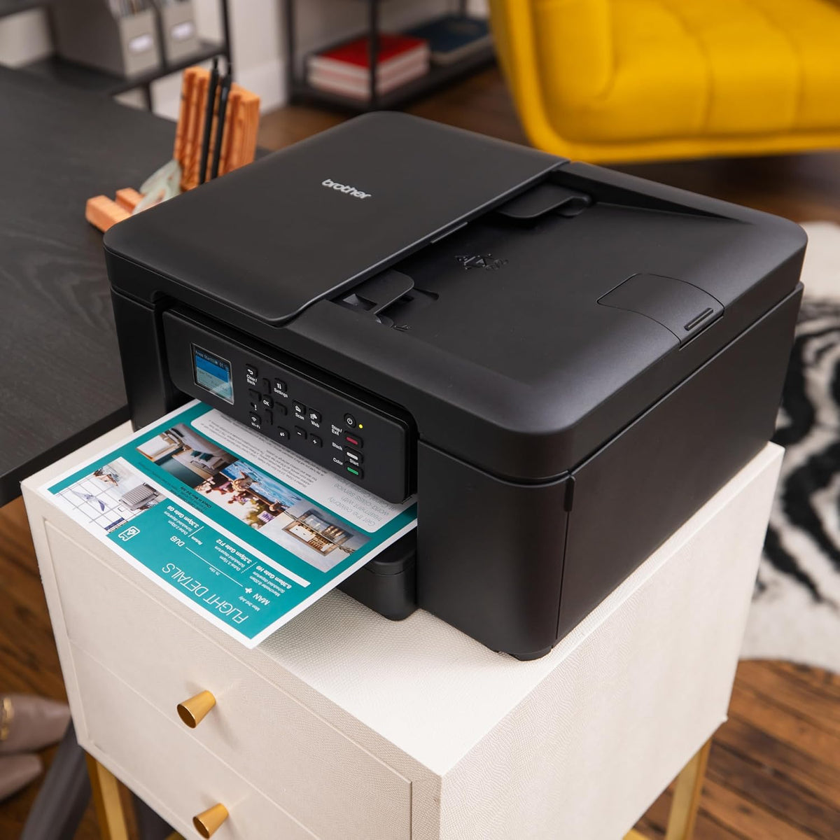 Brother Work Smart 1360 Wireless Color Inkjet All-in-One Print, Scan, Copy Father Jim Norris notebooks