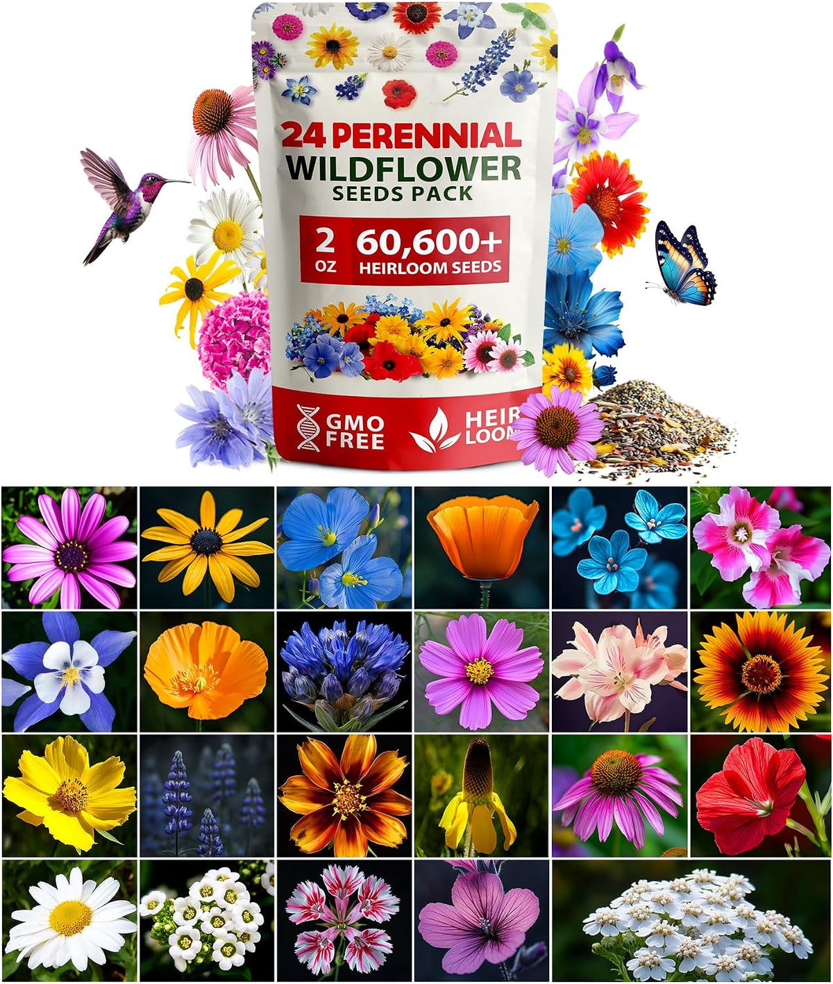 HOME GROWN 15 Herb Seed Variety Kit, 5100+ Seeds, Culinary Herb Kit Father Jim Norris notebooks