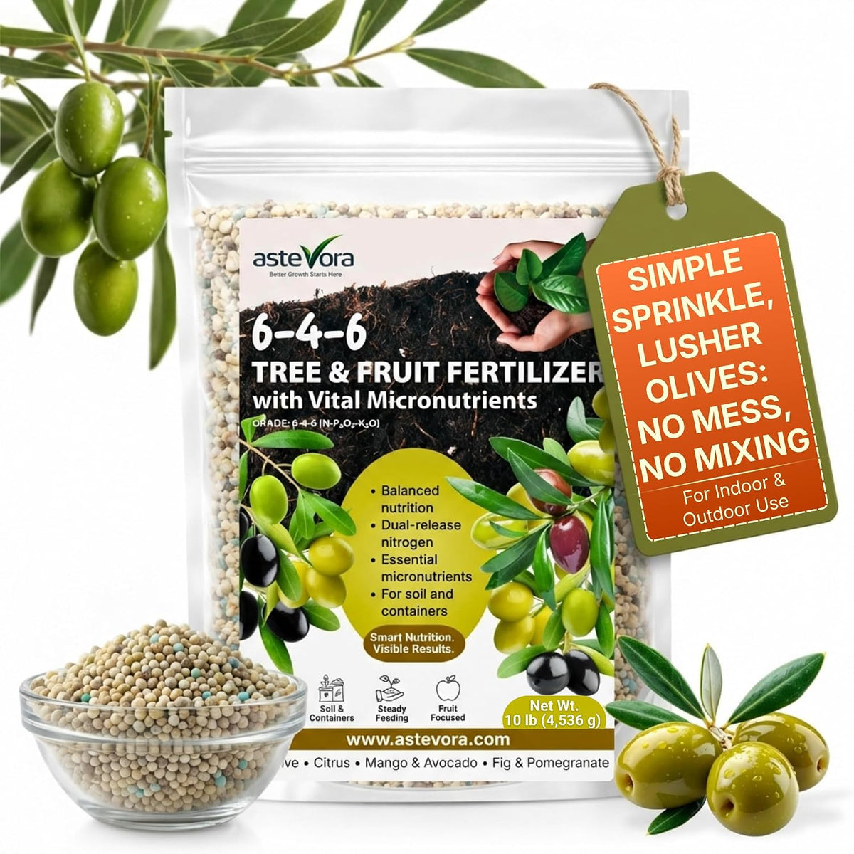 GARDENWISE 6-3-0 All-Purpose Professional Eco-Friendly Slow-Release Nitrogen Fertilizer with Iron & Calcium,Non-Burning, Enhances Soil Structure,for Indoor&Outdoor Plants,Vegetable Gardens (2 QUARTS) Father Jim Norris notebooks