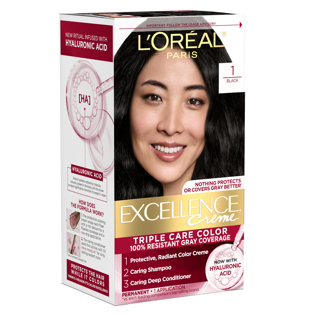 L'Oreal Paris Excellence Crème Hair Color, 4AR Dark Chocolate Brown Father Jim Norris notebooks