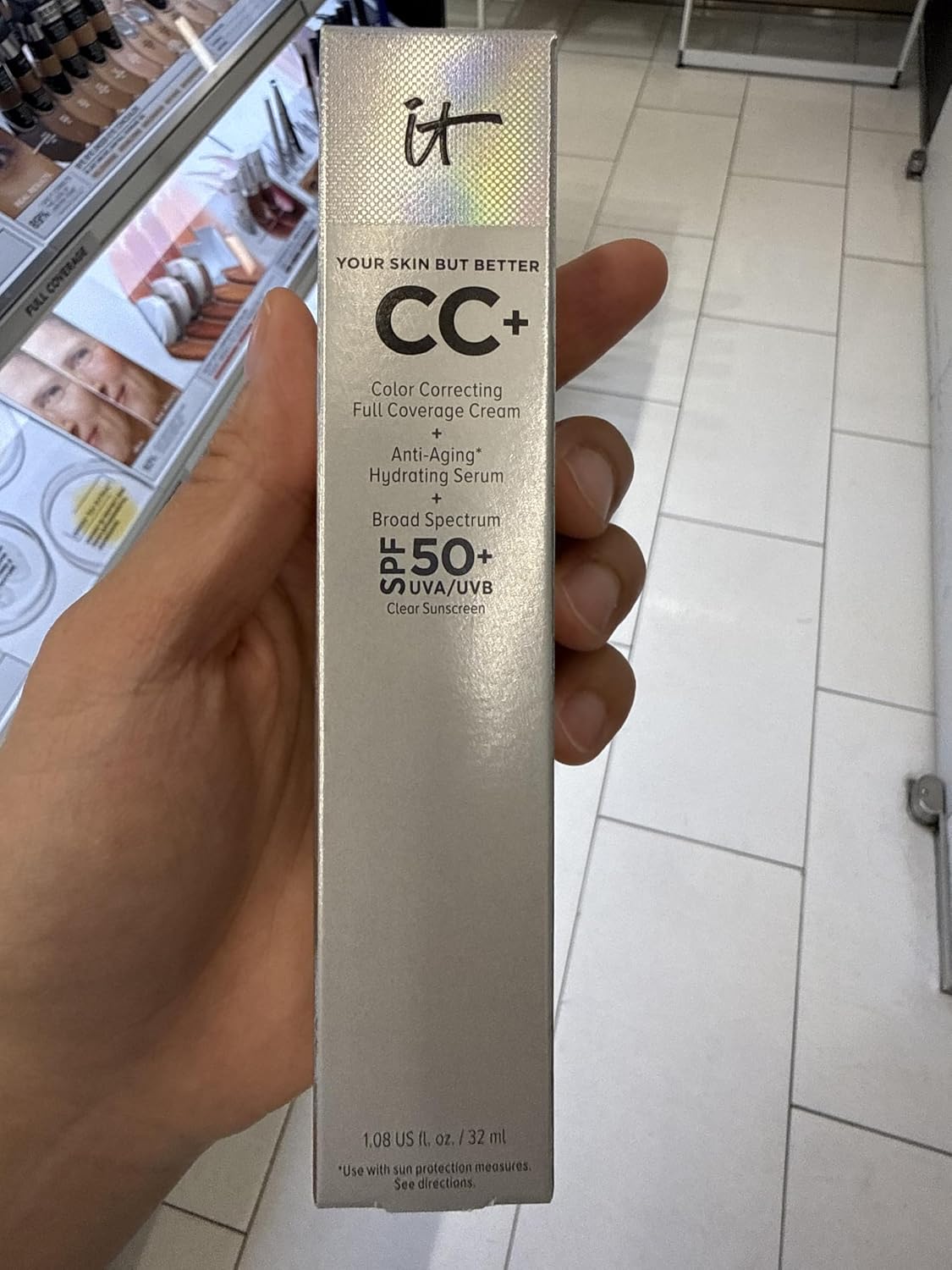 IT Cosmetics CC+ Cream with SPF 50+ Full Coverage Foundation Natural Finish Father Jim Norris notebooks