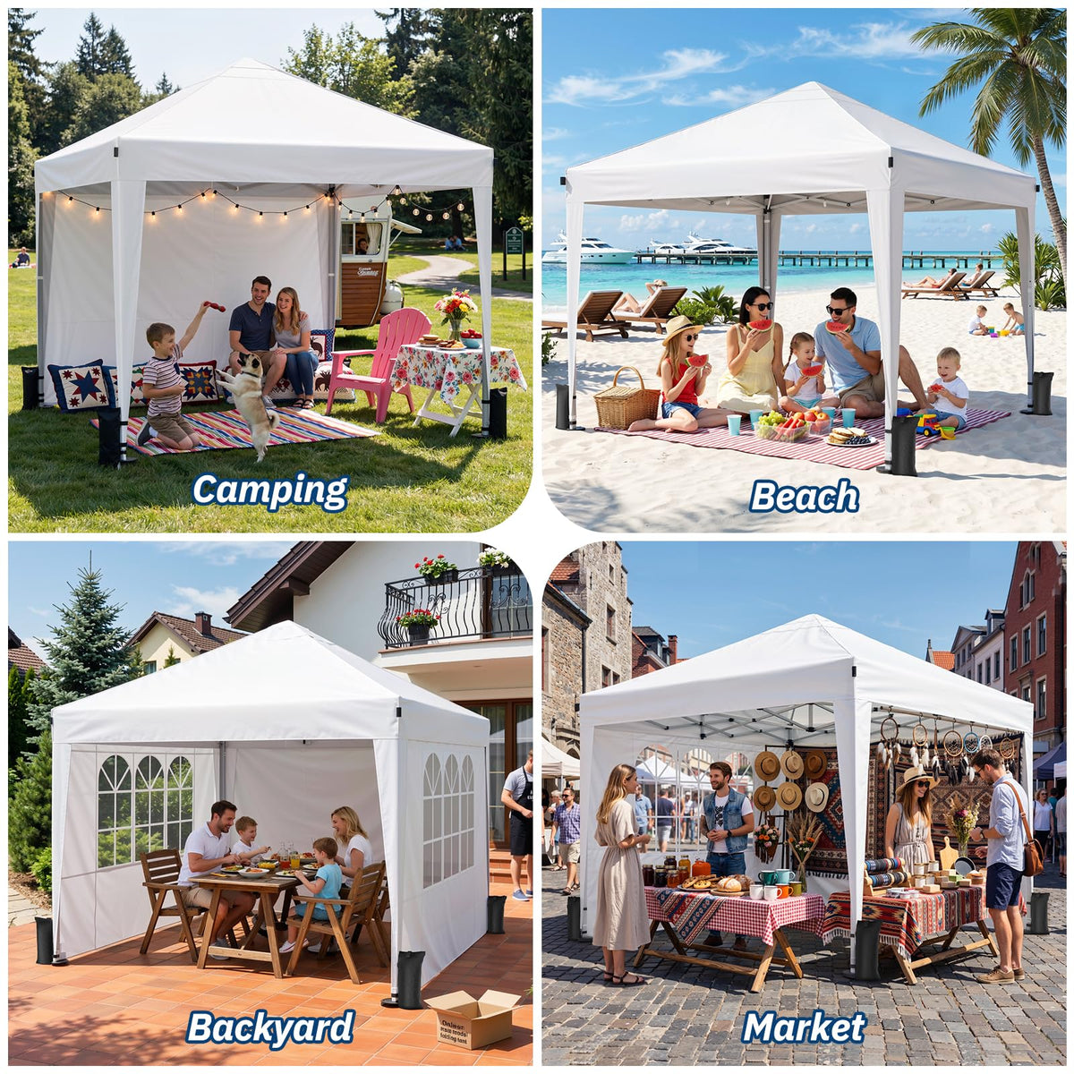 10x10 Pop Up Canopy Tent with One-Push Center Lock,Dark Gray Father Jim Norris notebooks