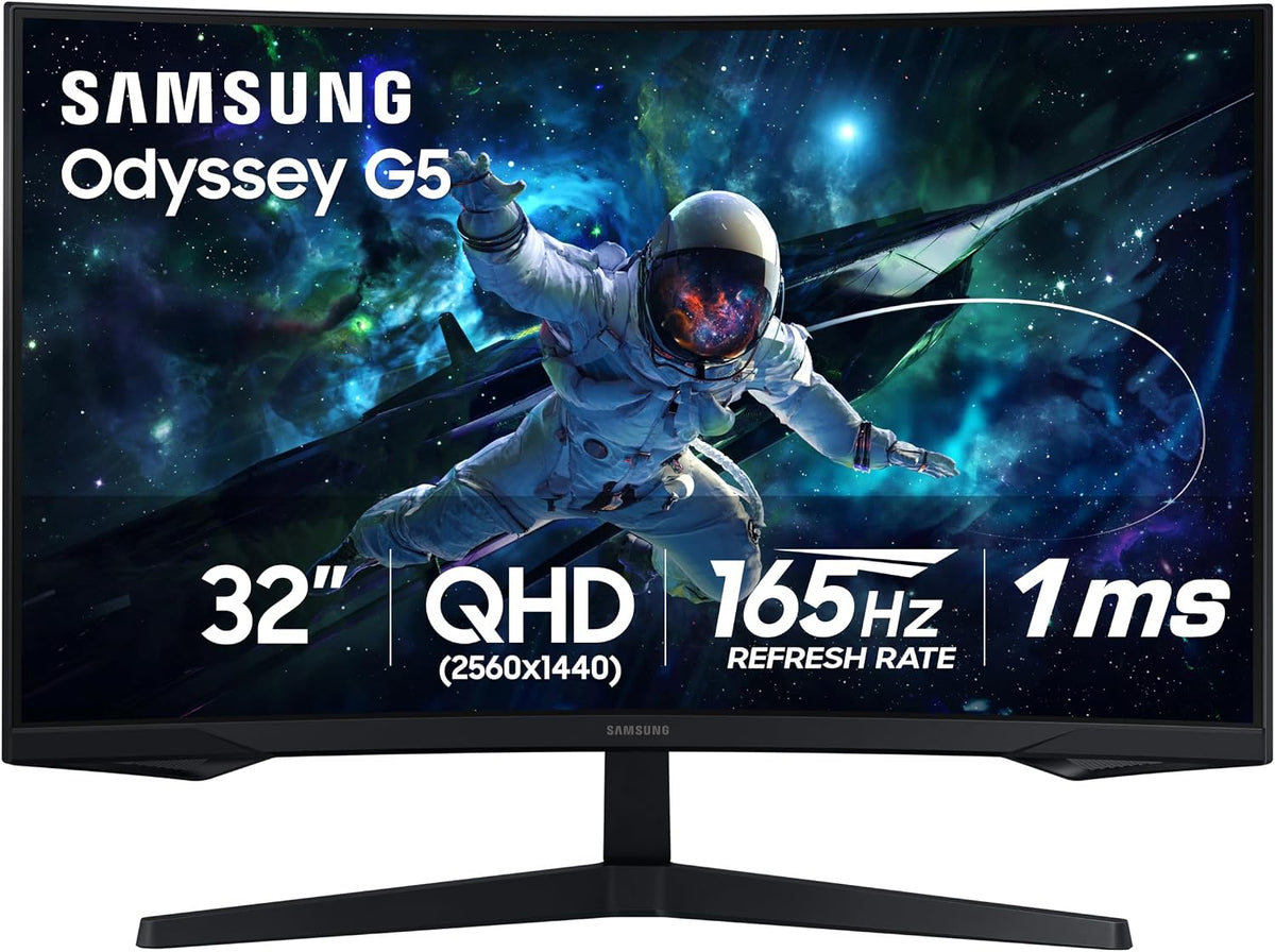 Samsung 32" Odyssey (G55C) Series QHD 1000R Curved Gaming Monitor, Father Jim Norris notebooks