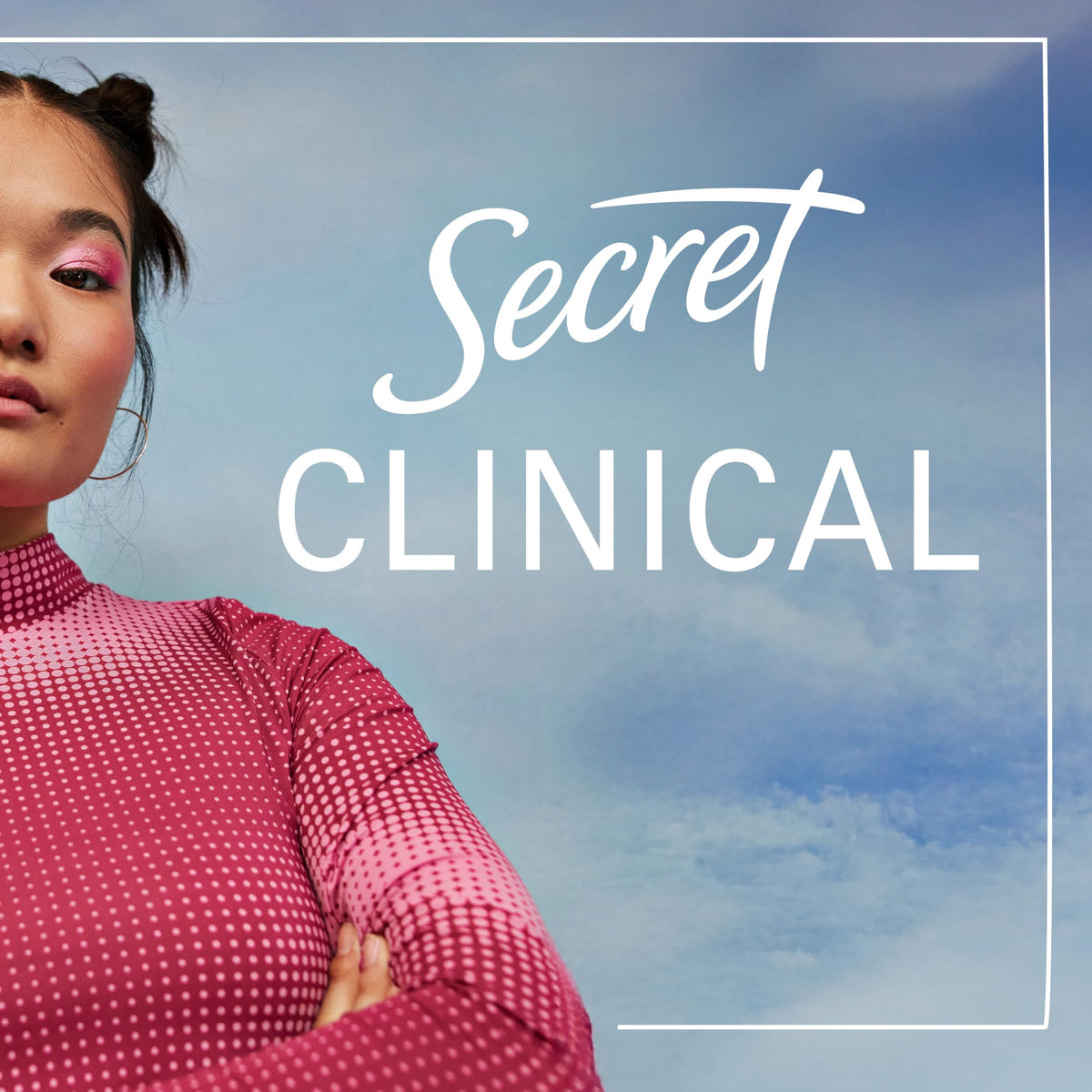 Secret Clinical Antiperspirant Deodorant for Women, Completely Clean 2.6 oz