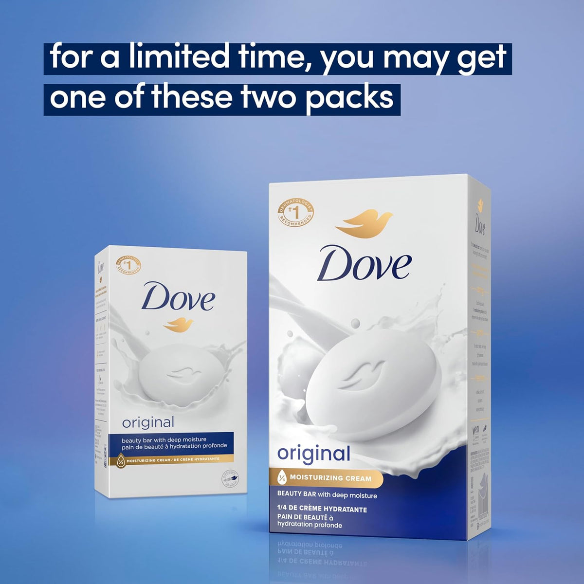 Dove Beauty Bar Soap Original 8 Count for Soft