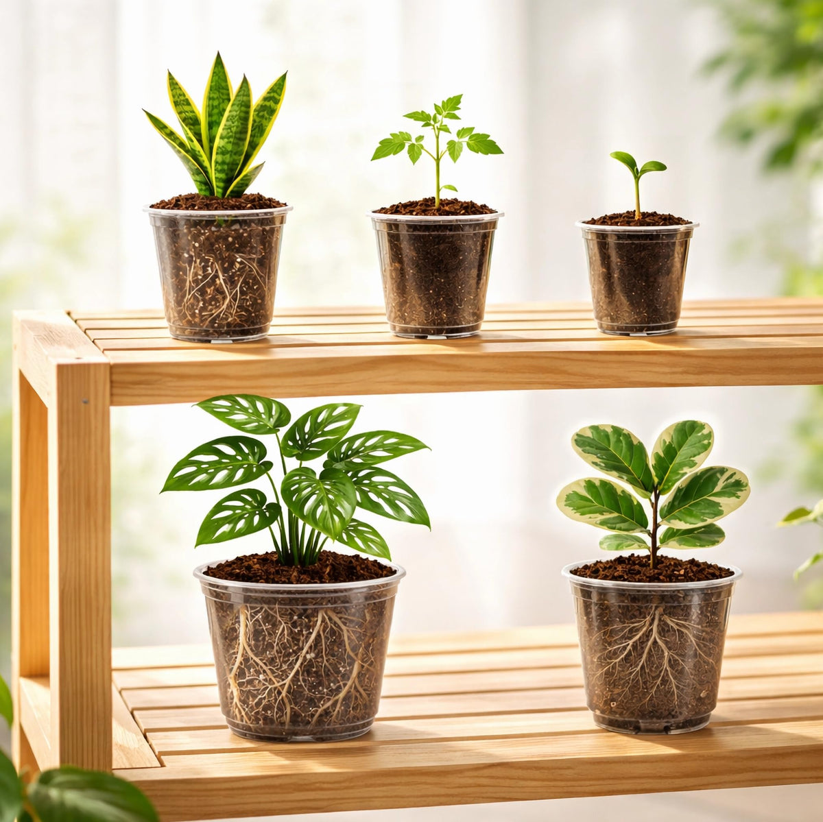Bluepro Clear Nursery Pots with Humidity Domes, 4 Inch, 30-Pack Father Jim Norris notebooks
