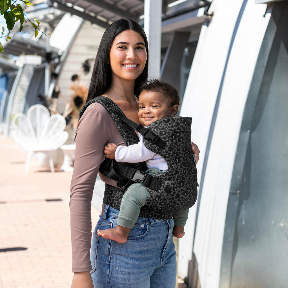 Infantino Flip 4-in-1 Baby Carrier Convertible Ergonomic, Gray