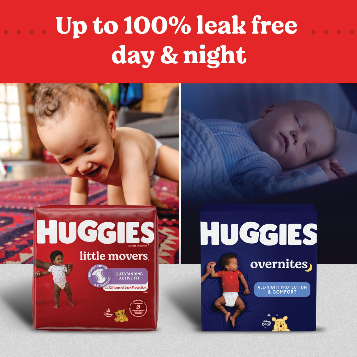 Huggies Little Movers Diapers Size 6, 108 Count (2 Packs of 54)