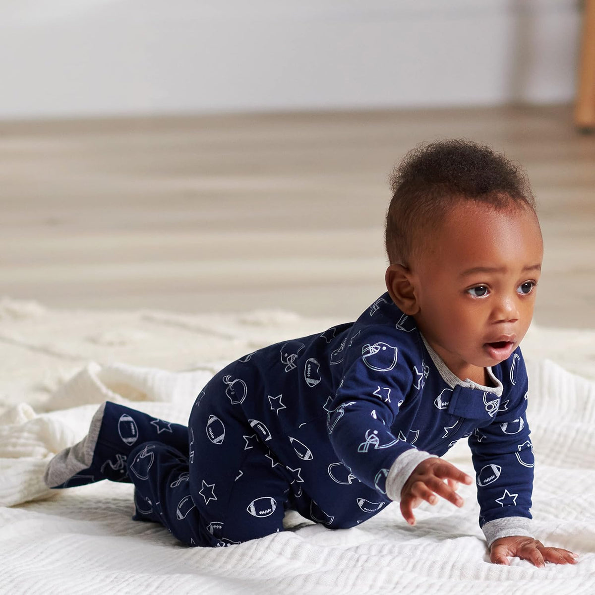 Gerber Baby Boys' 4 Pack Sleep 'N Play Footie