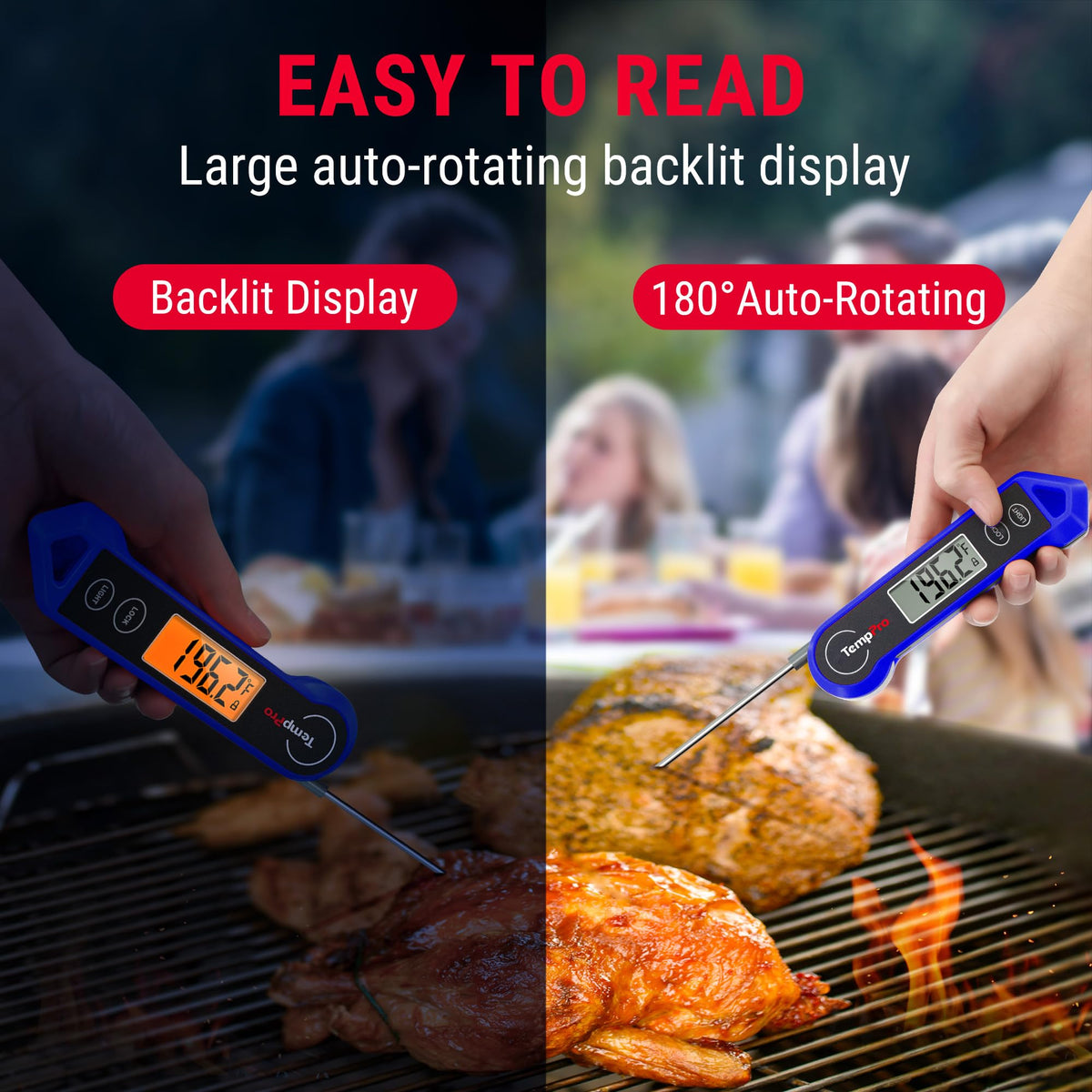 TempPro TempSwift 1 Sec Instant Read Meat Thermometer Digital Father Jim Norris notebooks