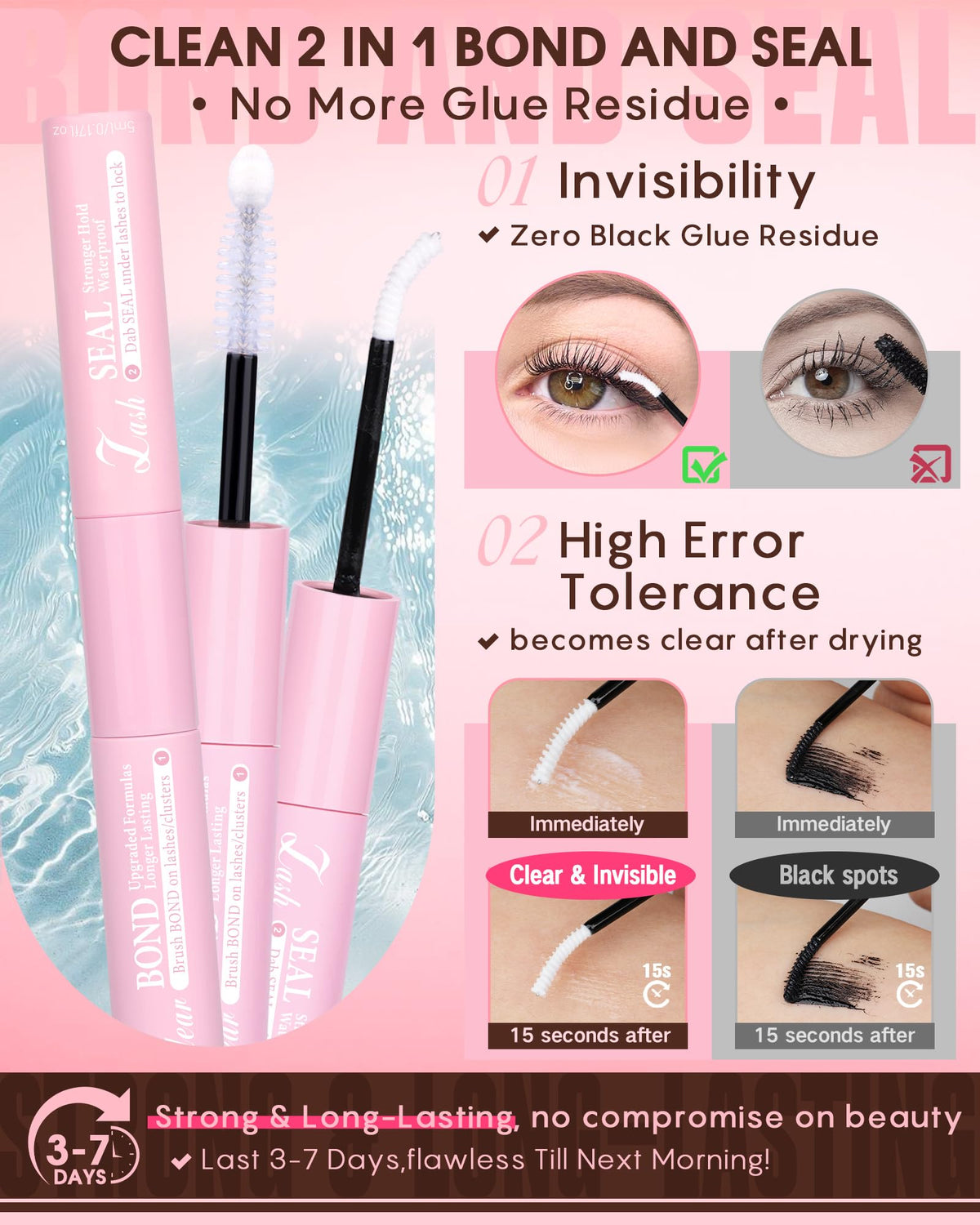 Goddvenus Lash Clusters Kit 9-14mm Wispy Eyelash Clusters Lashes Natural DIY Lash Extension Kit Short Cluster Eyelash Extensions Kit 300pcs C Curl Individual Lashes Cluster Eyelash (With Tweezers)