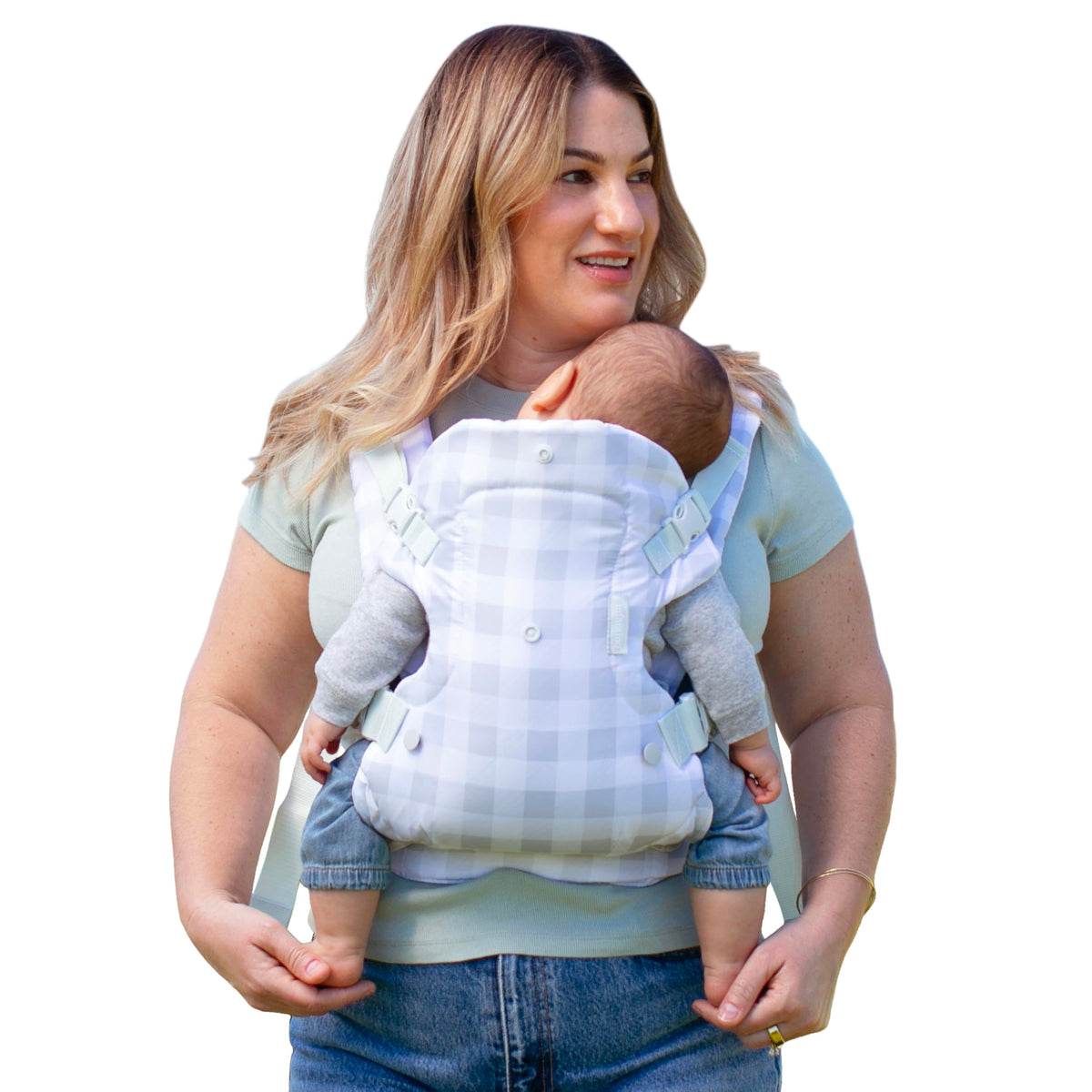 Infantino Flip 4-in-1 Baby Carrier Convertible Ergonomic, Gray