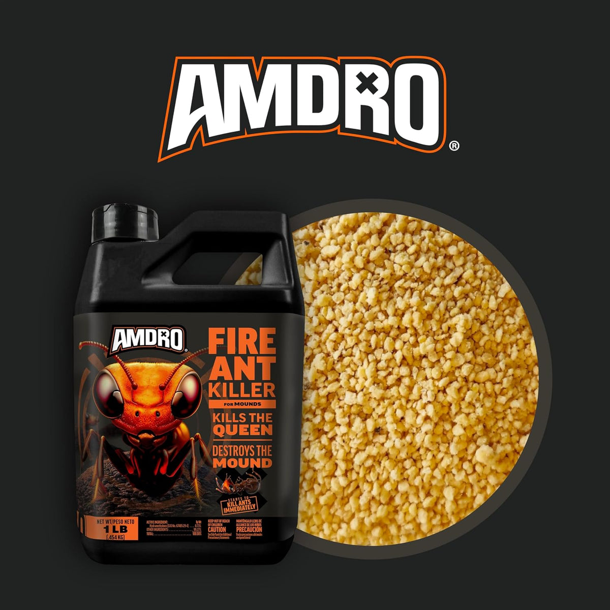 Amdro Fire Ant Killer for Mounds, 1 Lb Father Jim Norris notebooks