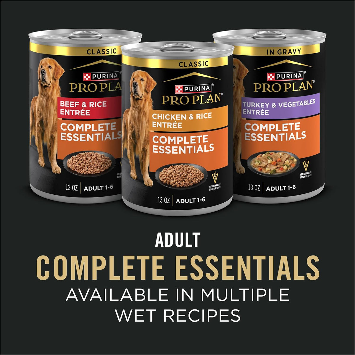 Purina Pro Plan Complete Essentials Chicken & Rice Dry Dog Food, 47 lb Bag