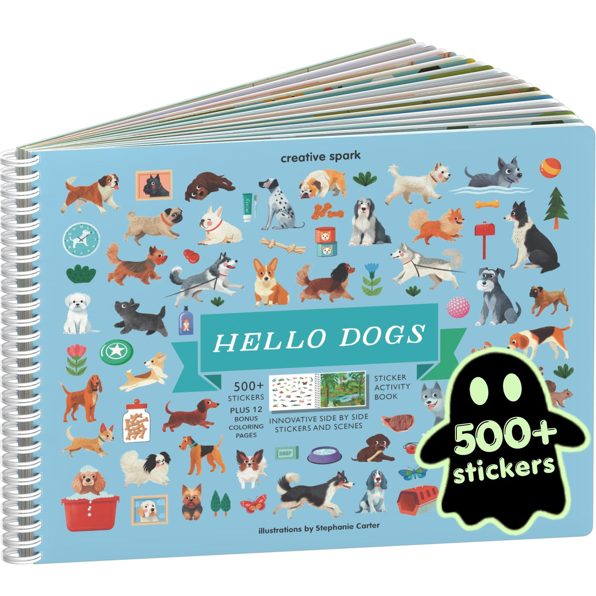 Cupkin Animal Habitats Sticker Book | 12 Coloring & Activity, 500+ Stickers