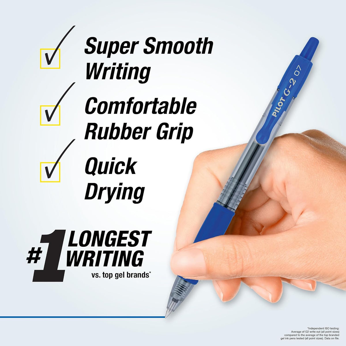 PILOT G2 Premium Gel Pens, Fine Point 0.7mm, Blue Ink, 12-Pack Father Jim Norris notebooks