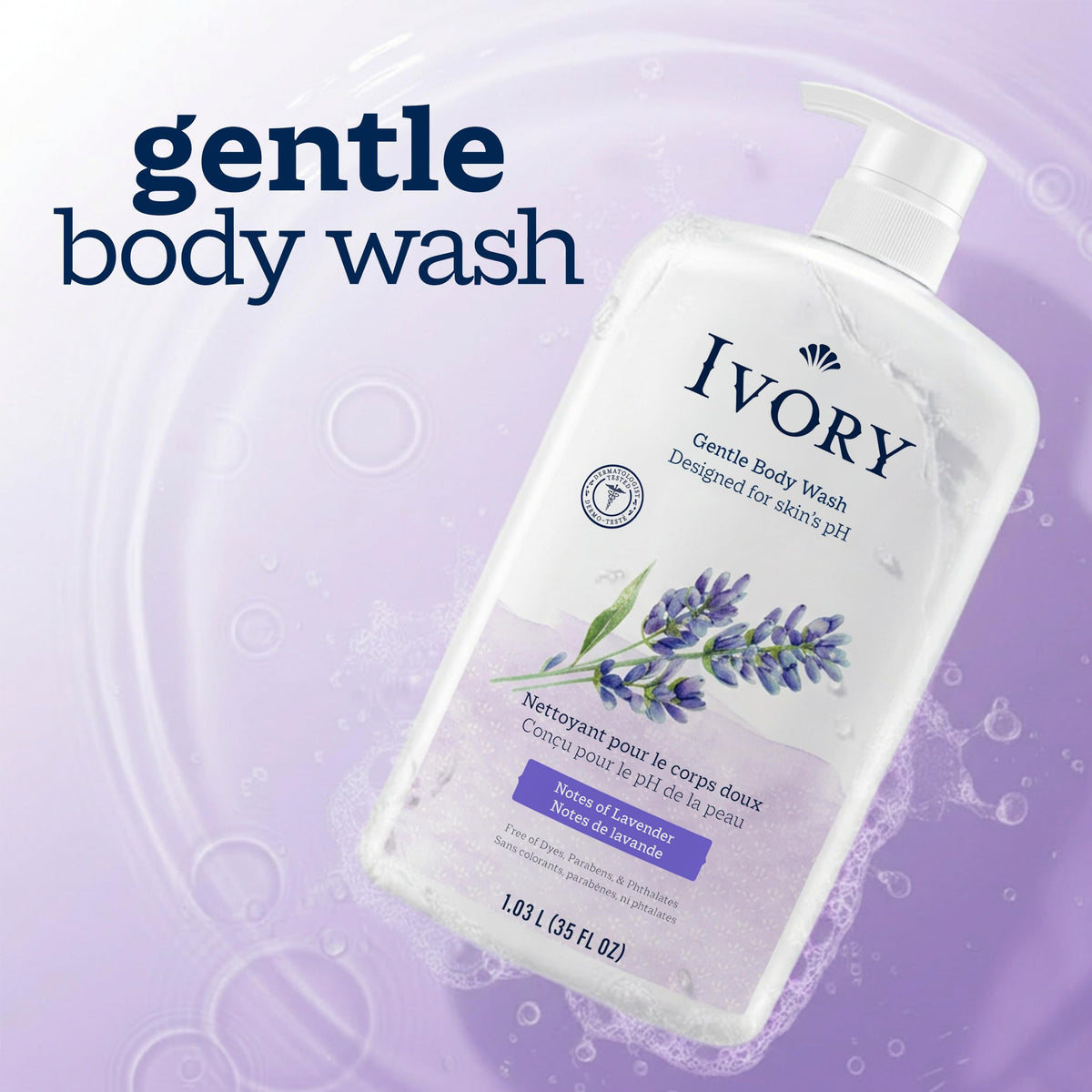 Ivory Body Wash Designed for the Whole Family, Original Scent, 35 fl oz
