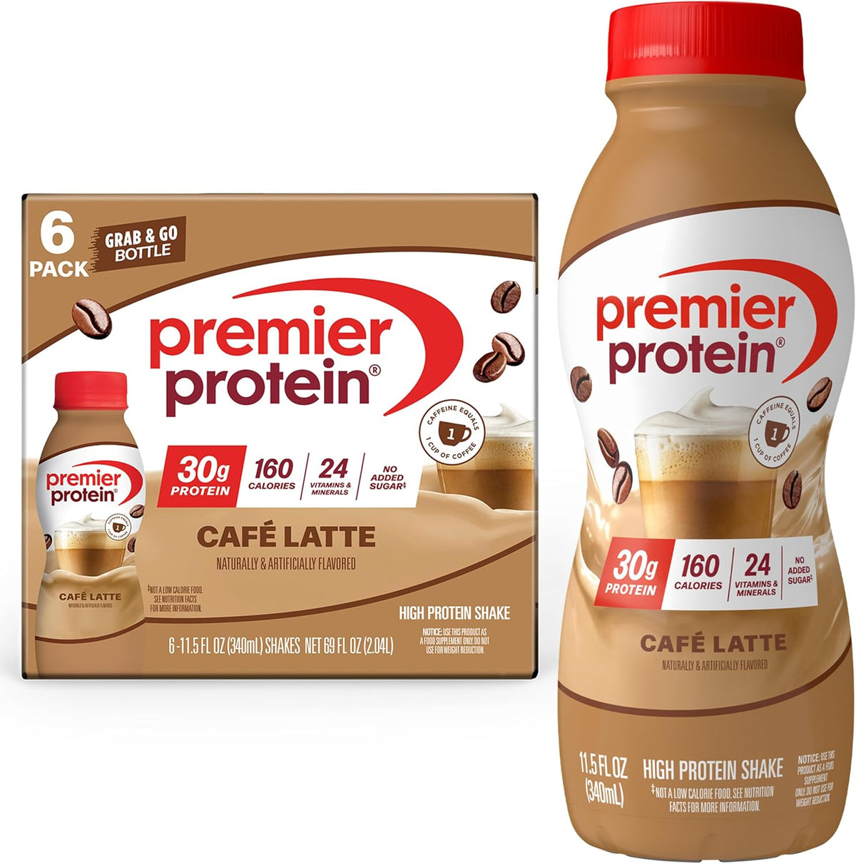 Premier Protein 30g High Protein Shake, Chocolate, 12 Pack