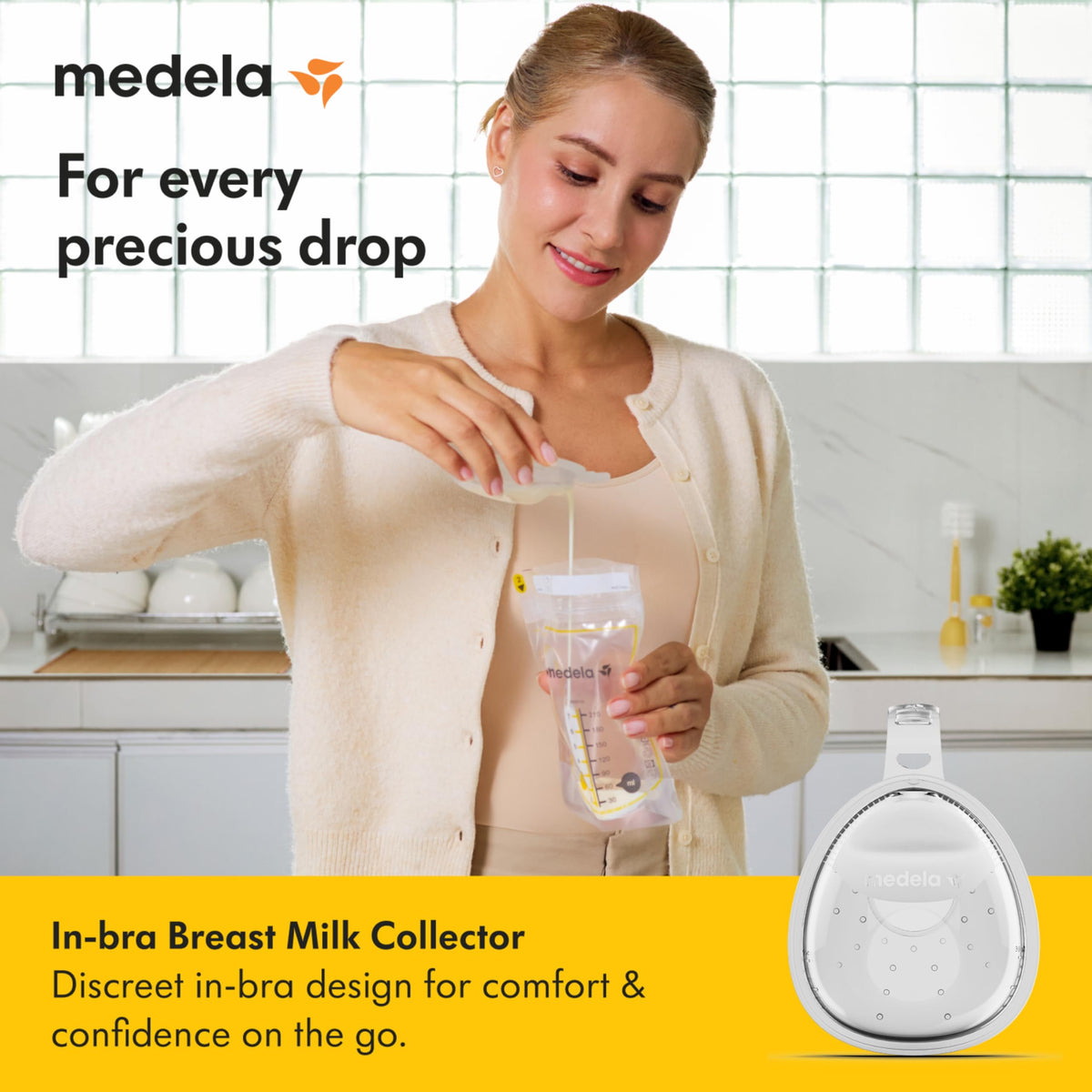 Medela Harmony Manual Breast Pump, On-the-Go, More Milk Output
