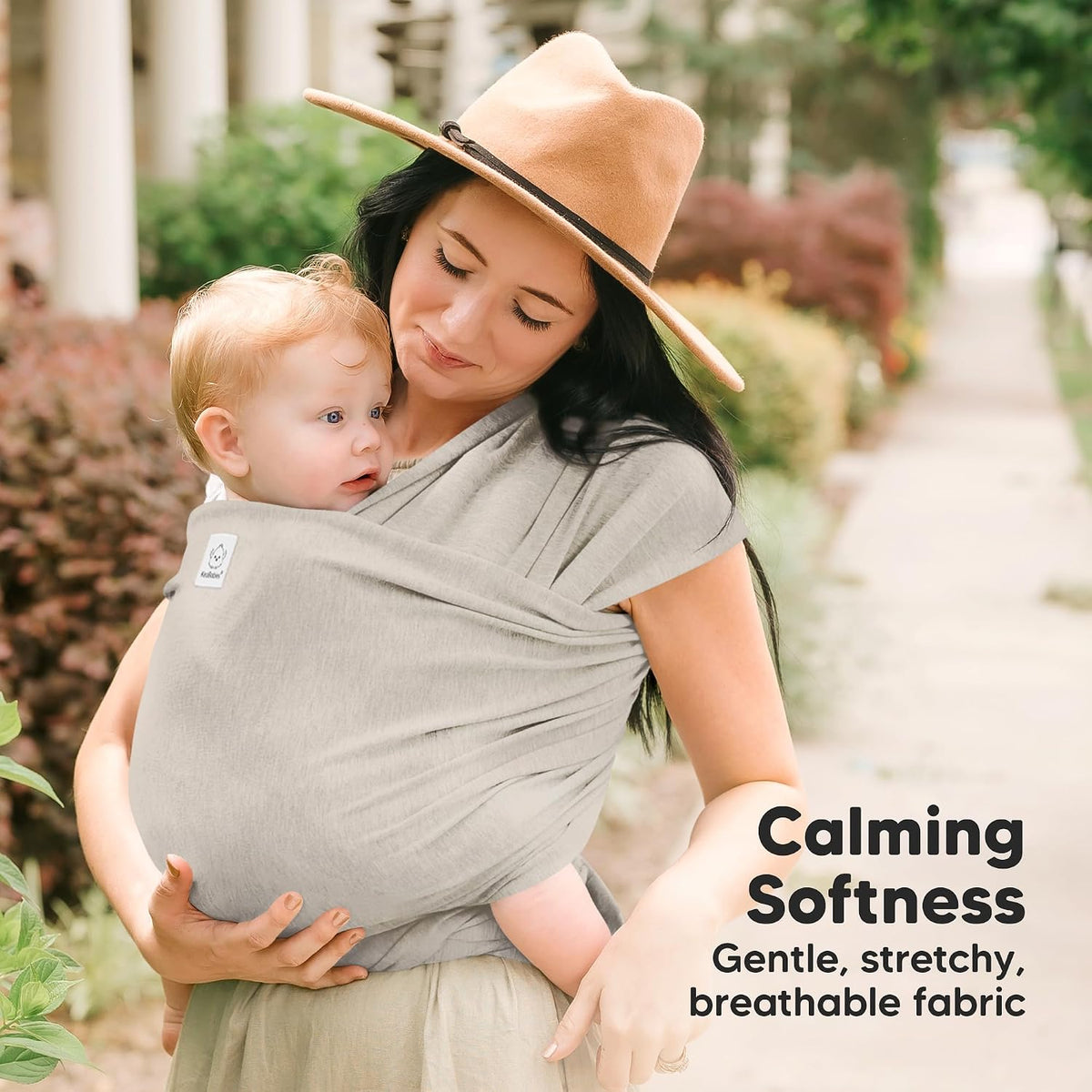 KeaBabies Baby Wrap Carrier, All in 1 Original Baby Carrier, Trendy Black