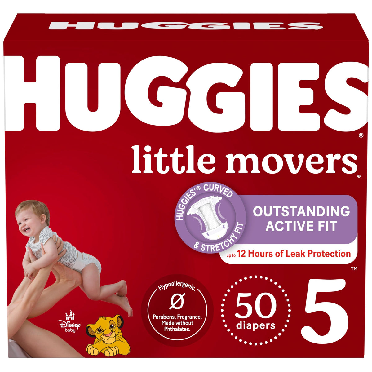 Huggies Little Movers Diapers Size 6, 108 Count (2 Packs of 54)