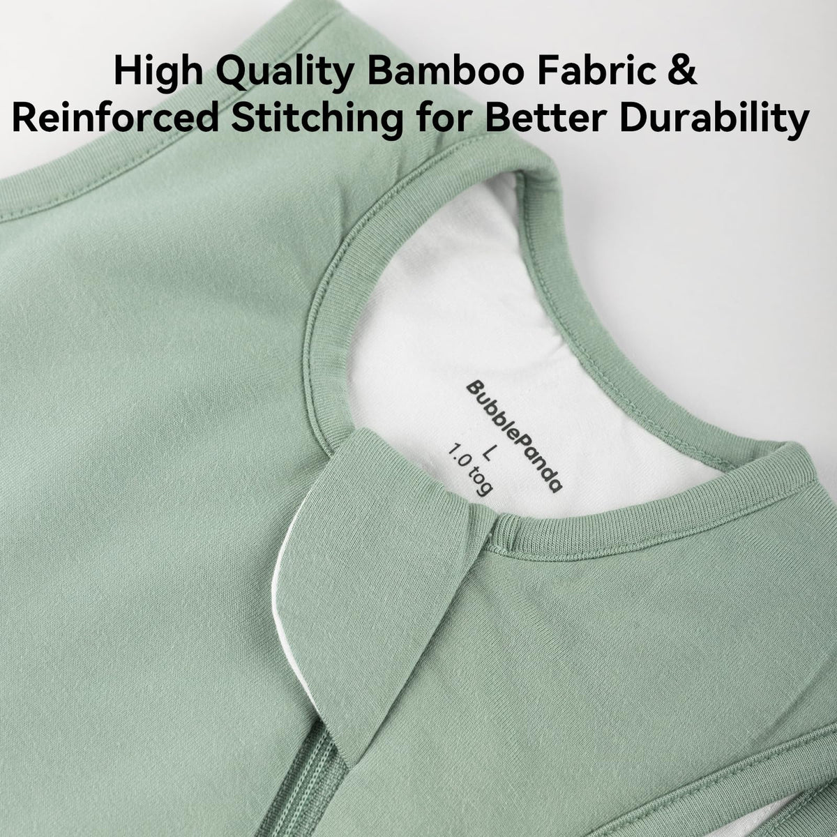 BubblePanda Rayon Made from Bamboo Sleep Sack 6-12 Months 1.0 Tog Baby