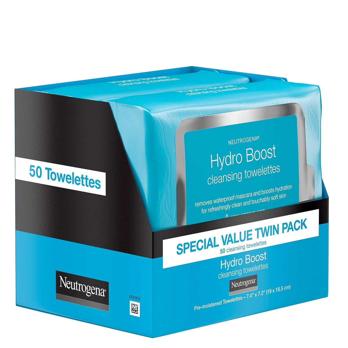 Neutrogena Hydro Boost Cleansing Wipes Makeup Remover,