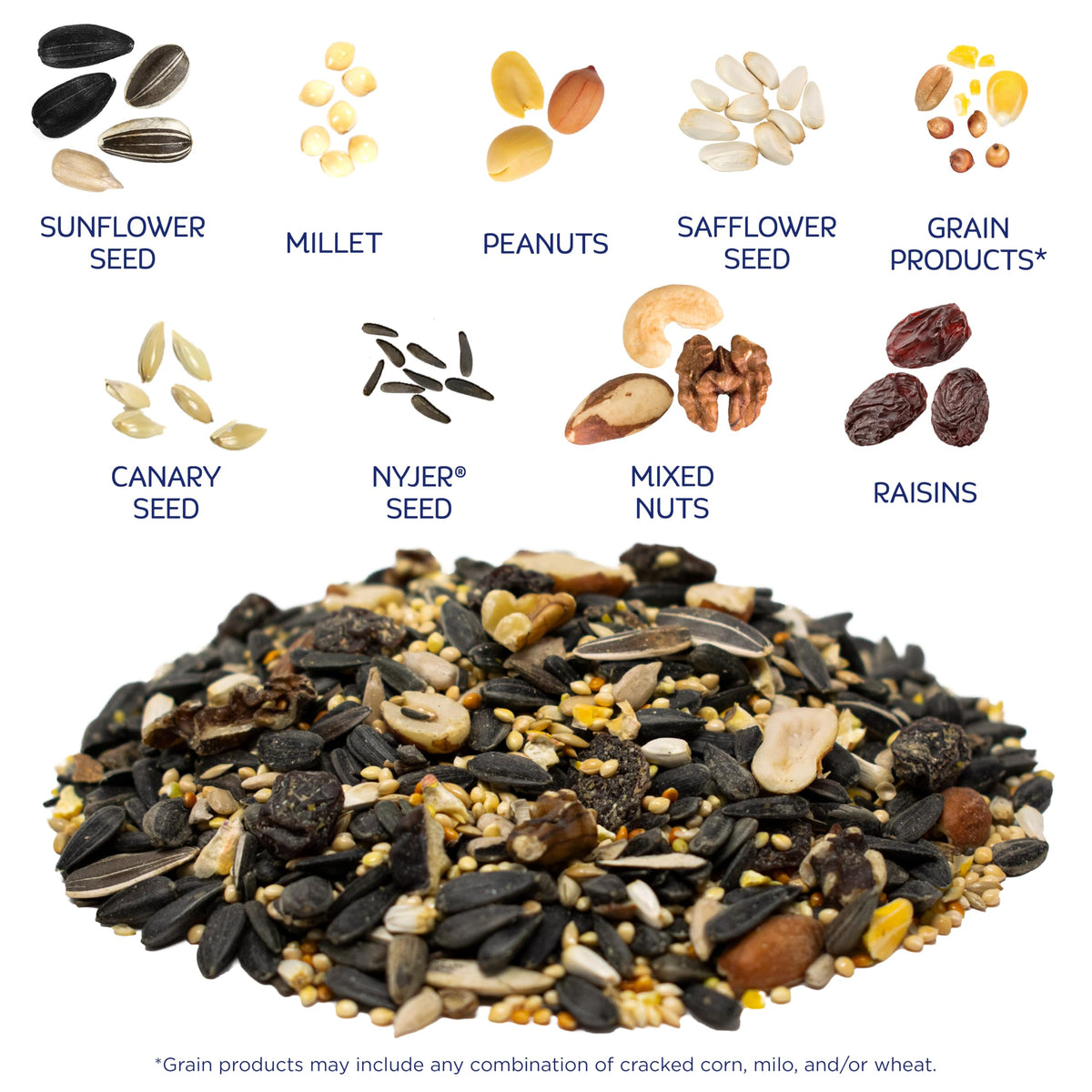 Audubon Park Extreme Variety Wild Bird Seed for Outside Feeders, 15-lb. Bag Father Jim Norris notebooks
