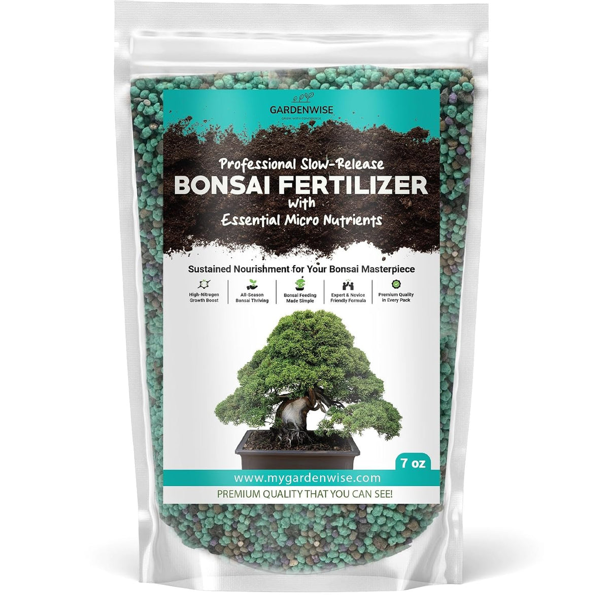 GARDENWISE 6-3-0 All-Purpose Professional Eco-Friendly Slow-Release Nitrogen Fertilizer with Iron & Calcium,Non-Burning, Enhances Soil Structure,for Indoor&Outdoor Plants,Vegetable Gardens (2 QUARTS) Father Jim Norris notebooks