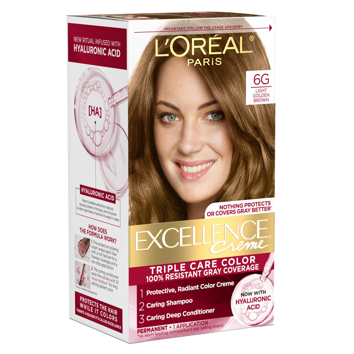 L'Oreal Paris Excellence Crème Hair Color, 4AR Dark Chocolate Brown Father Jim Norris notebooks