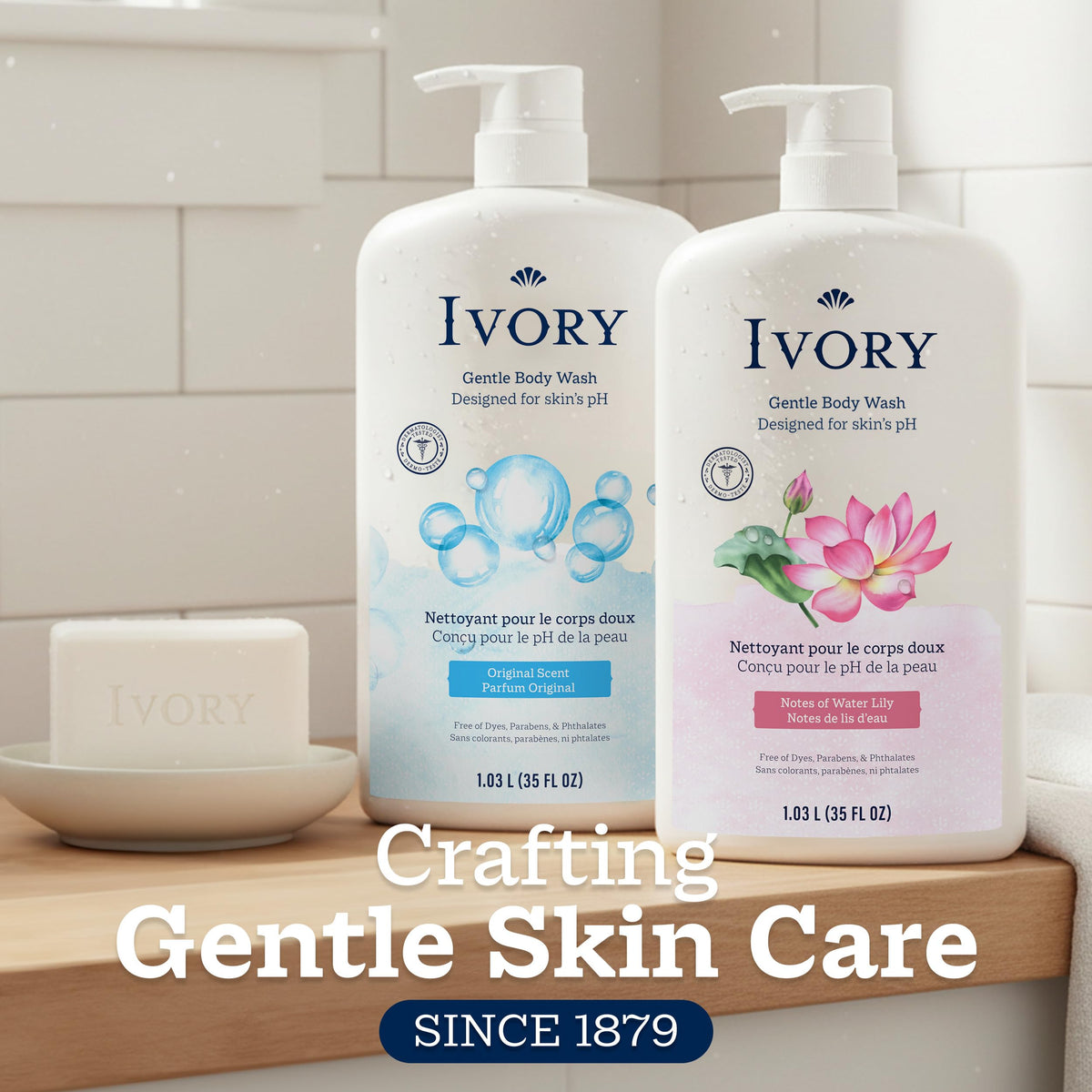 Ivory Body Wash Designed for the Whole Family, Original Scent, 35 fl oz