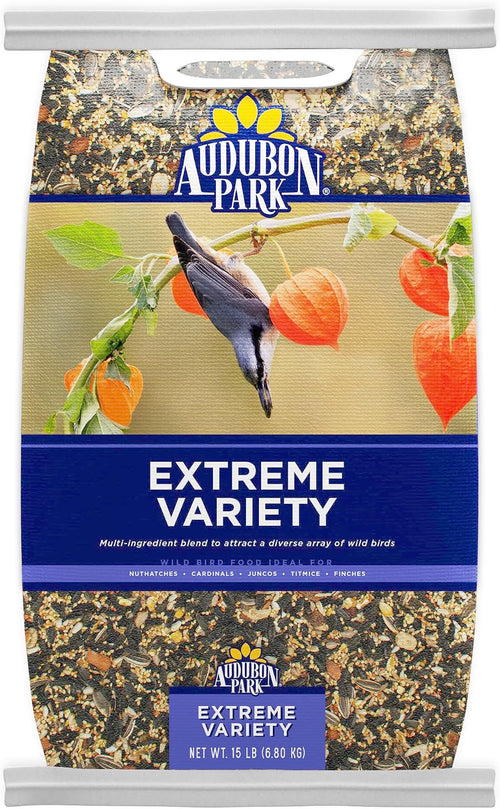 Audubon Park Extreme Variety Wild Bird Seed for Outside Feeders, 15-lb. Bag Father Jim Norris notebooks