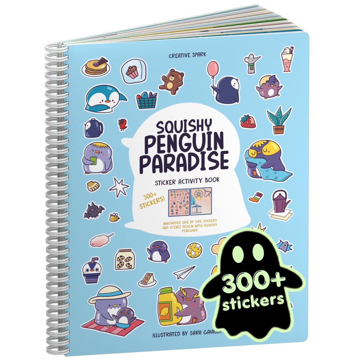 Cupkin Animal Habitats Sticker Book | 12 Coloring & Activity, 500+ Stickers