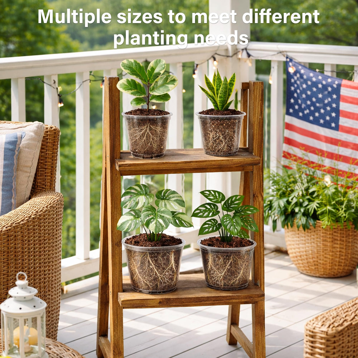 Bluepro Clear Nursery Pots with Humidity Domes, 4 Inch, 30-Pack Father Jim Norris notebooks