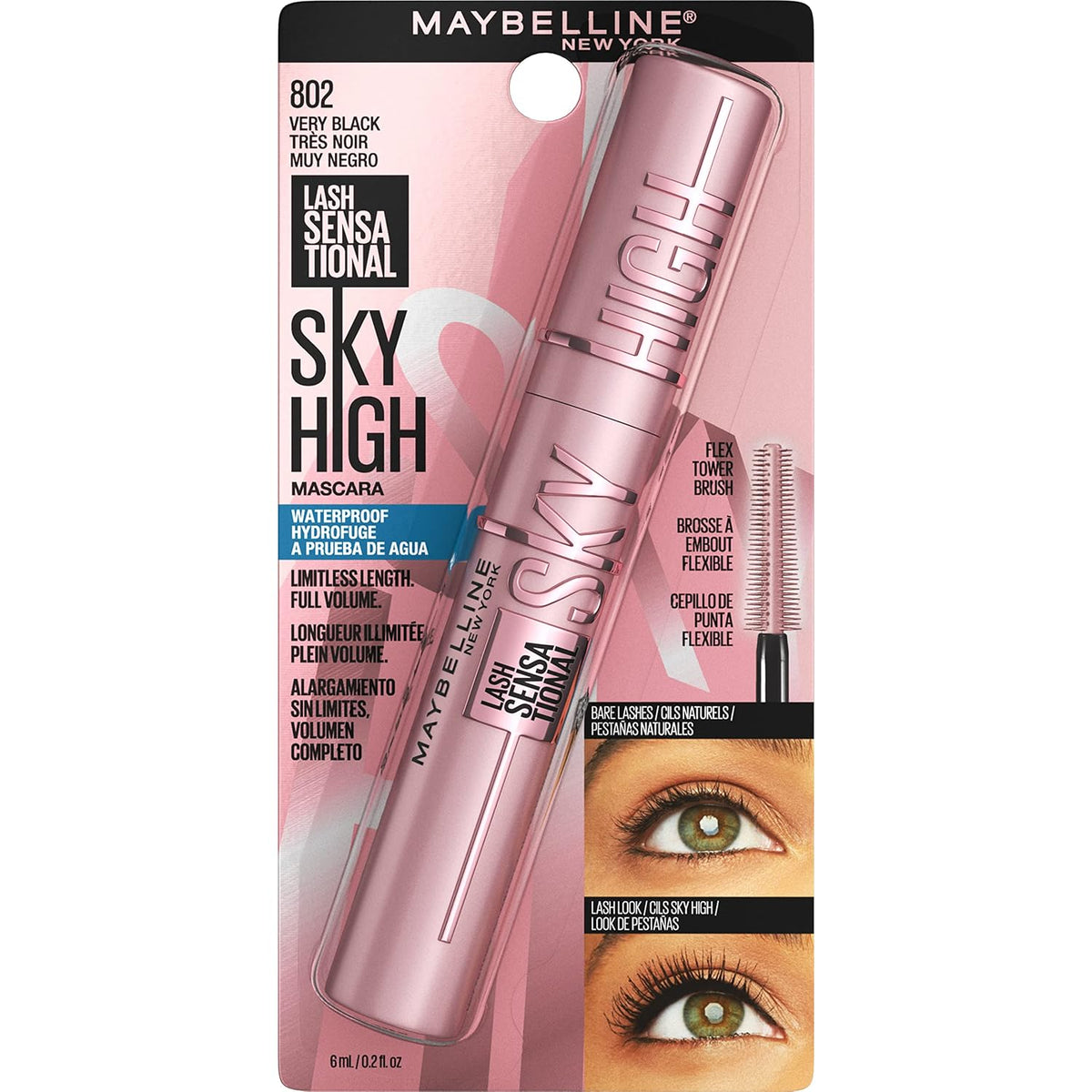 Maybelline Lash Sensational Sky High Washable Mascara Makeup, Volumizing, Lengthening, Defining, Curling, Multiplying, Buildable Formula, Blackest Black, 1 Count Father Jim Norris notebooks