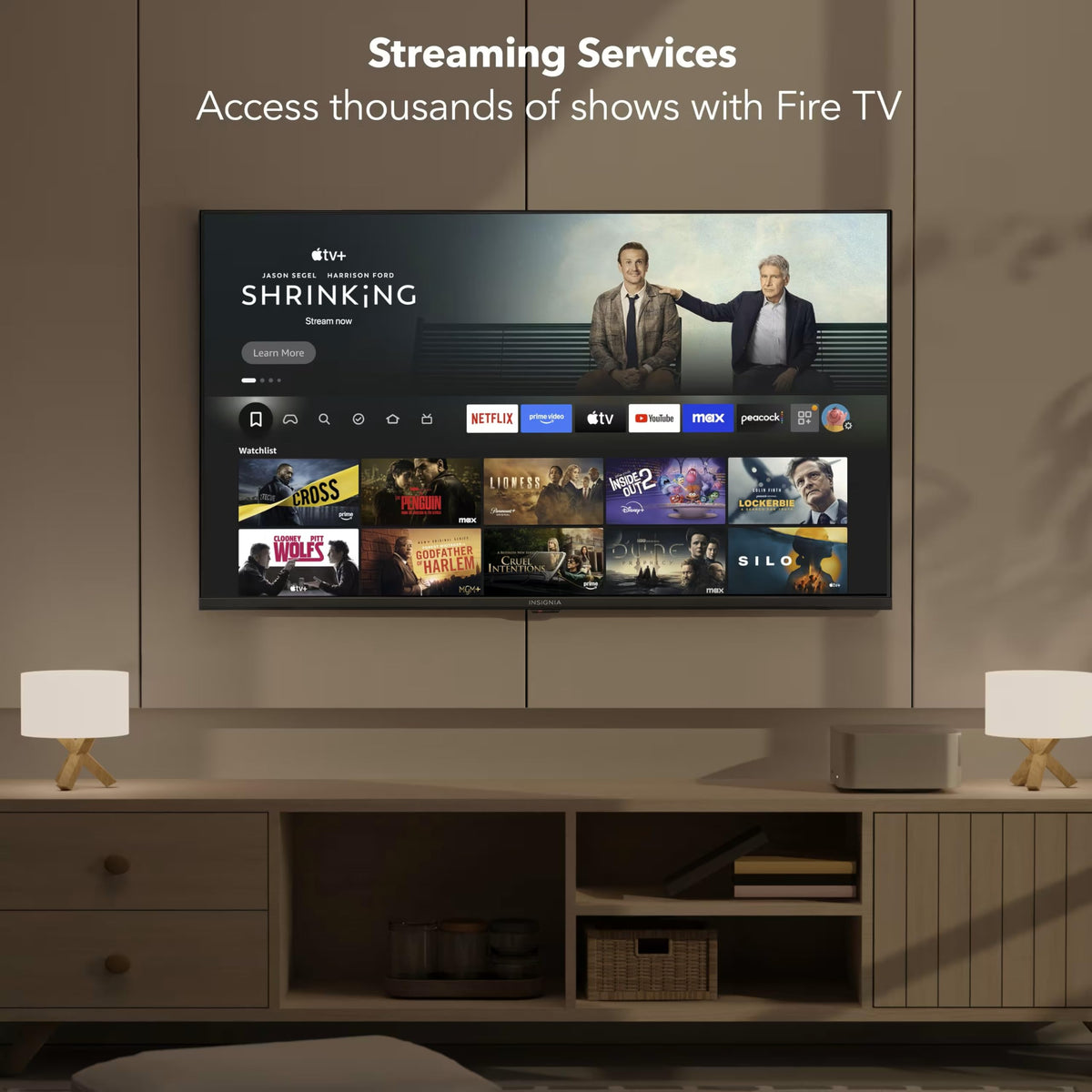 Insignia 65" Class F50 Series LED 4K UHD Smart Fire TV, Voice Remote with Alexa, Stream Live TV Without Cable Father Jim Norris notebooks