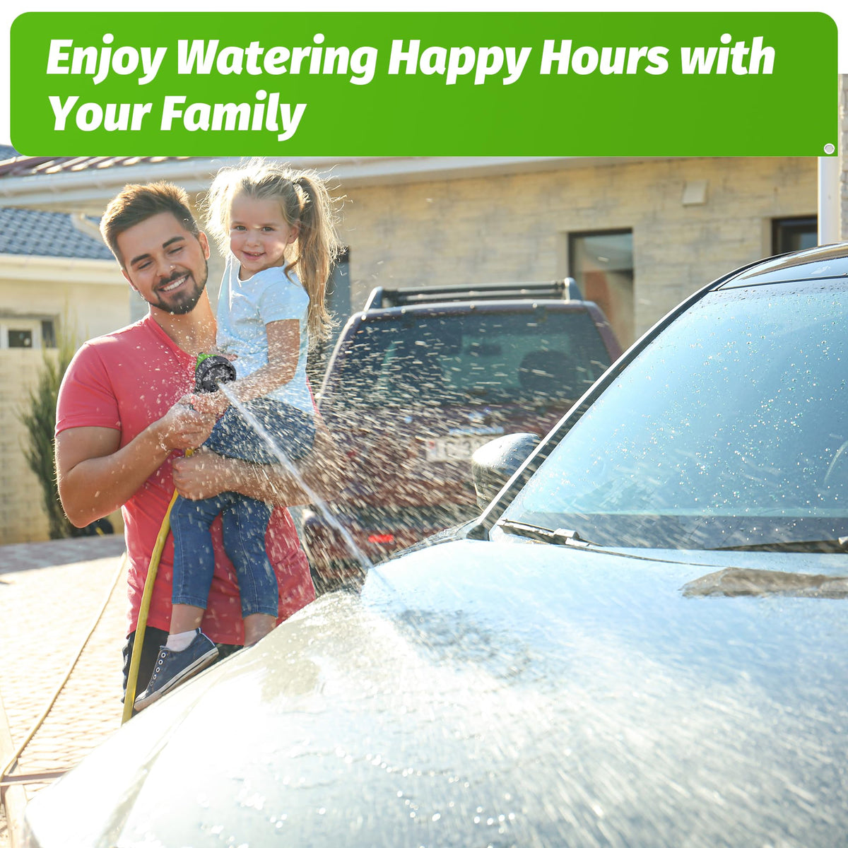AUTOMAN Garden Hose Nozzle, Water Hose Sprayer Nozzle with 7 Adjustable Watering Patterns, Slip Resistant for Watering Plants, Lawn& Garden, Washing Cars, Cleaning, Showering Pets & Outdoor Fun. Father Jim Norris notebooks