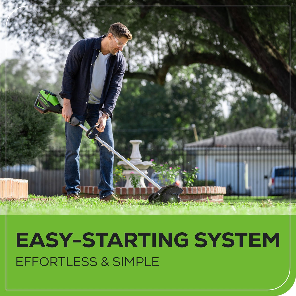 Greenworks 40V 12 in String Trimmer & 390 CFM Blower Combo, 2.0 Ah Battery Father Jim Norris notebooks