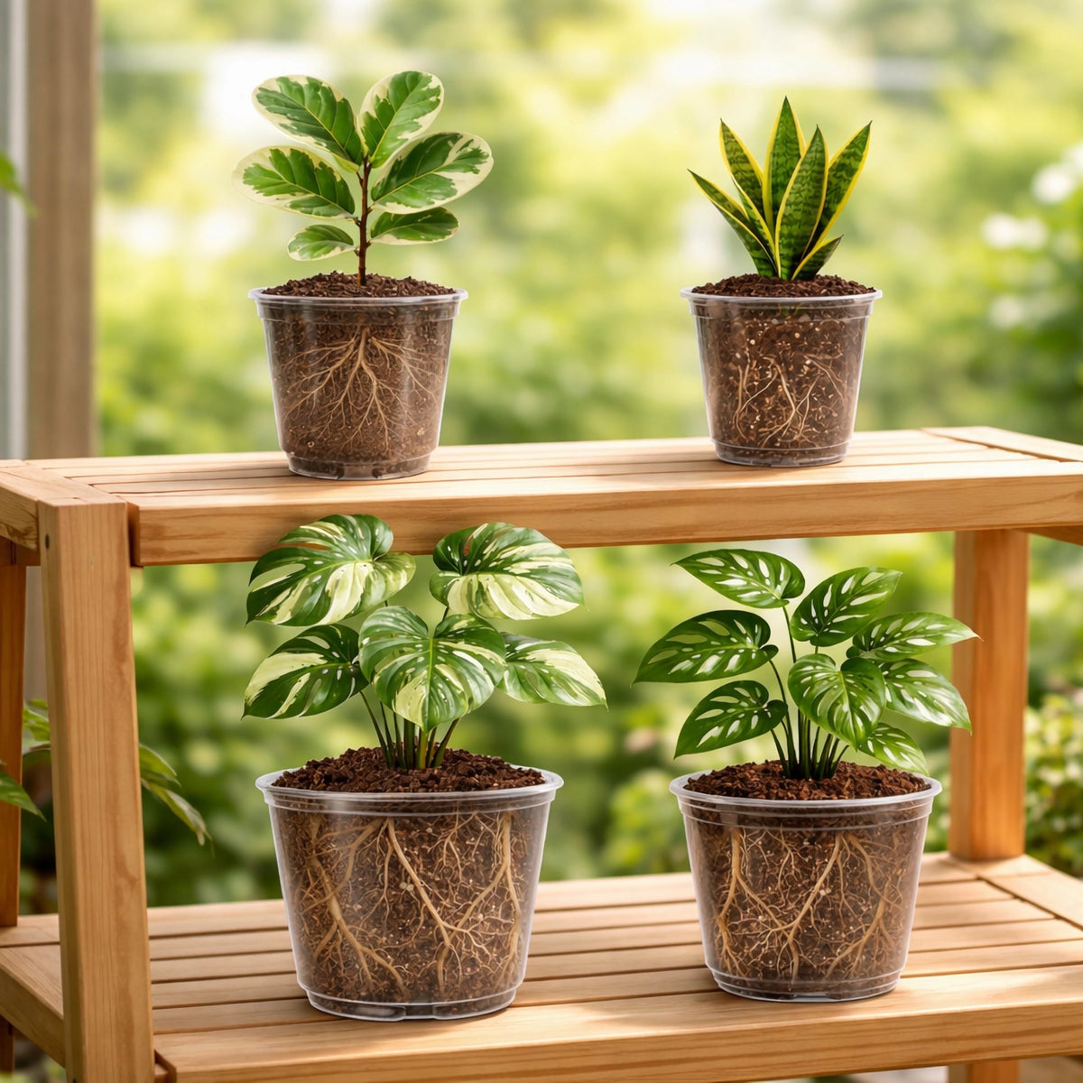 Bluepro Clear Nursery Pots with Humidity Domes, 4 Inch, 30-Pack Father Jim Norris notebooks