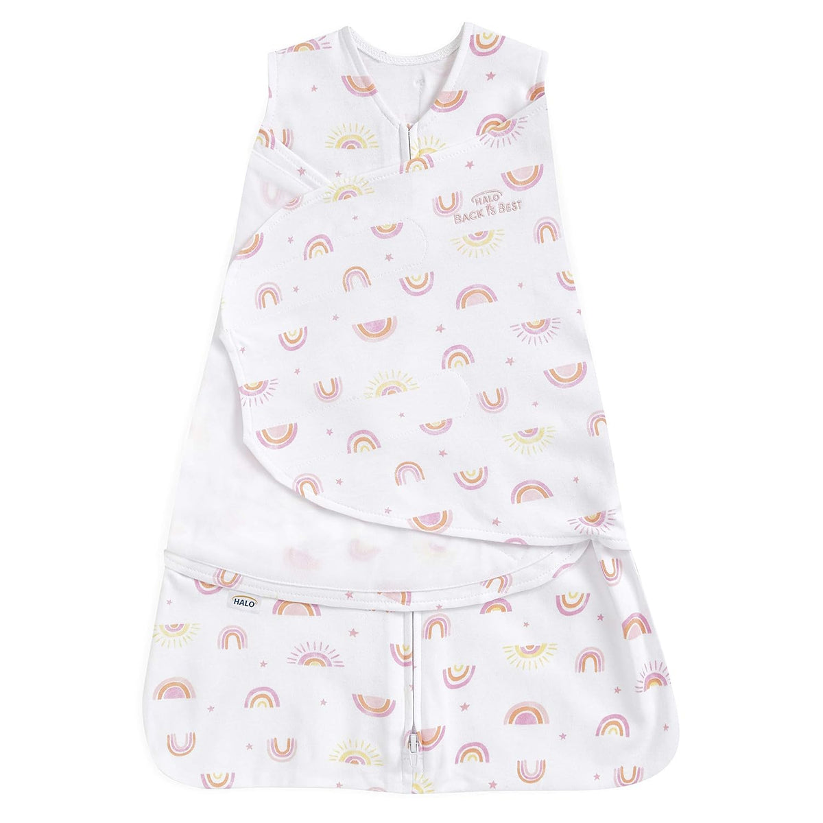 HALO SleepSack Swaddle | Cotton | 1.5 TOG | 68-75°F | 6-12 lbs |Baby Blue