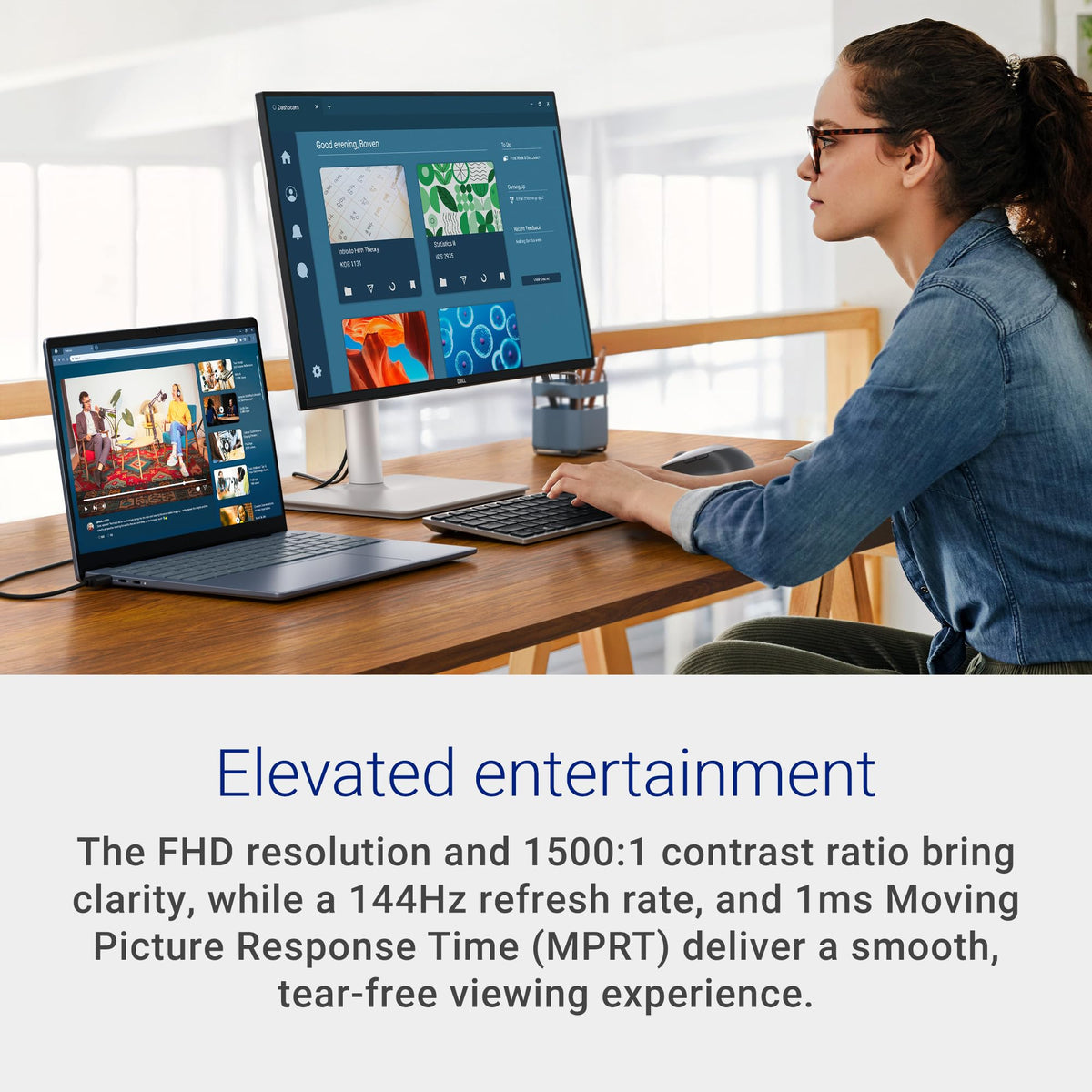 Dell 27 Plus Monitor - S2725HSM - 27-inch FHD (1920x1080) 144Hz 1ms Display, 2 x 3W Speakers, HDMI Connectivity, Height/Tilt/Pivot/Swivel Adjustability, AMD FreeSync - Ash White Father Jim Norris notebooks