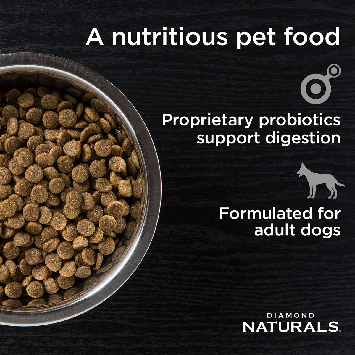 Diamond Naturals Light Adult Dry Dog Food, Lamb Meal & Rice, 30lb