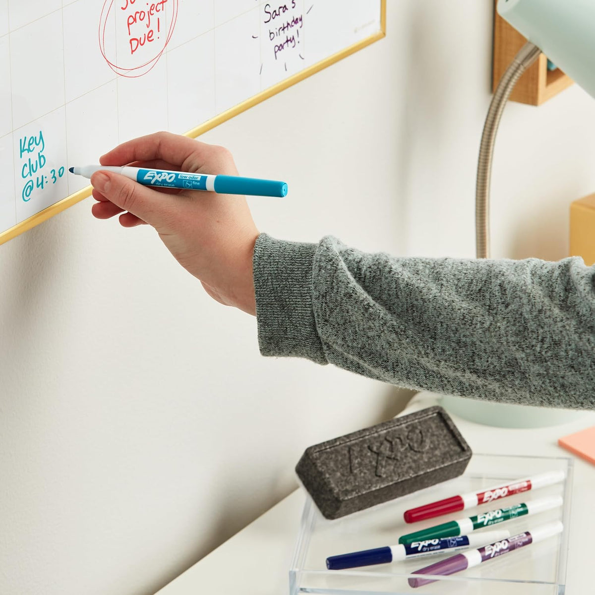 EXPO Dry Erase Soft Pile Block Whiteboard Eraser, 5-1/8 in. x 1-1/2 in. - Whiteboard, Calendar, Organization, Essential Supplies for Office, School, Classroom, Teachers Father Jim Norris notebooks