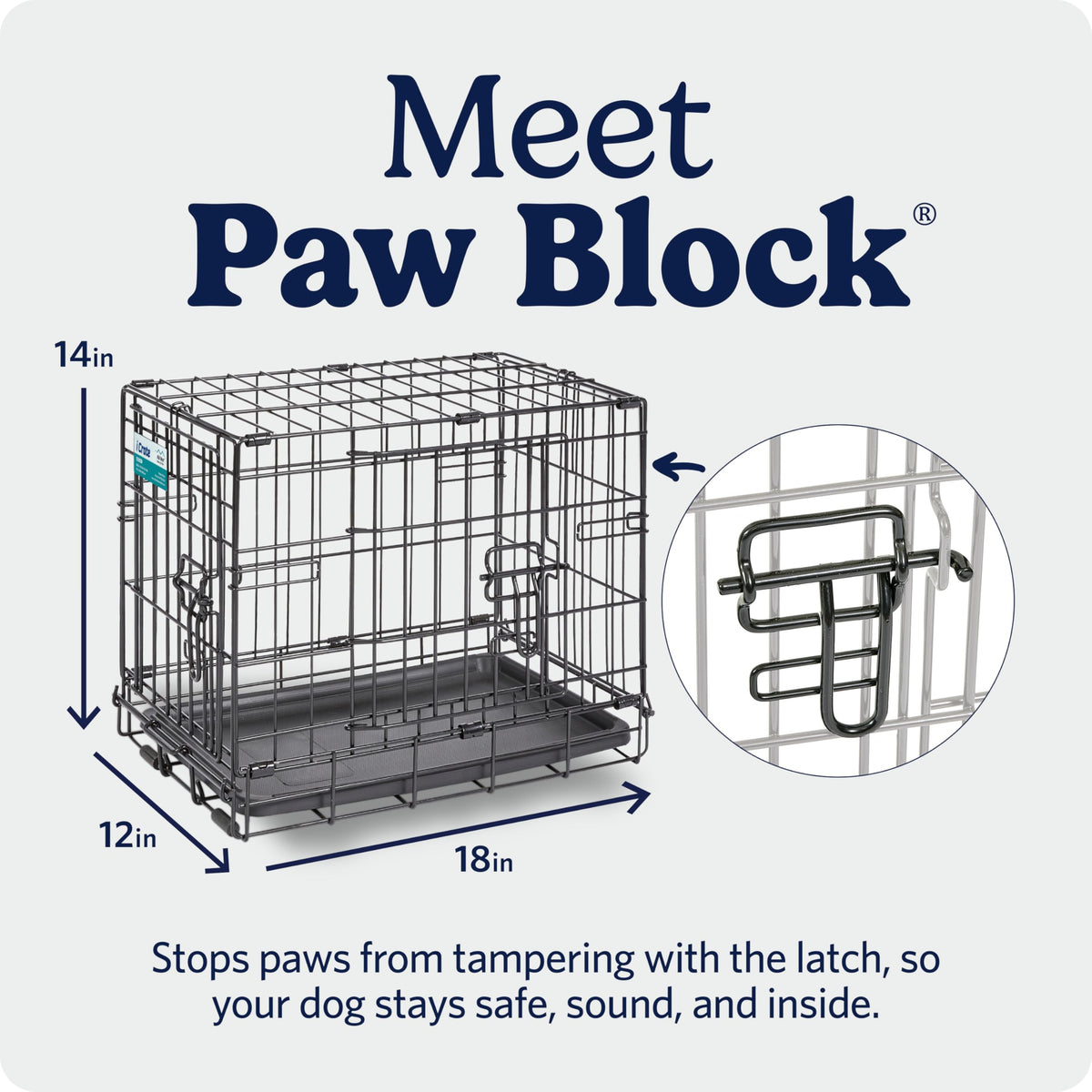 Midwest 36-Inch Single Door iCrate, for Medium-Large Breeds, 41-70 lbs