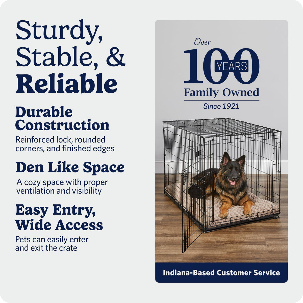 Midwest 36-Inch Single Door iCrate, for Medium-Large Breeds, 41-70 lbs