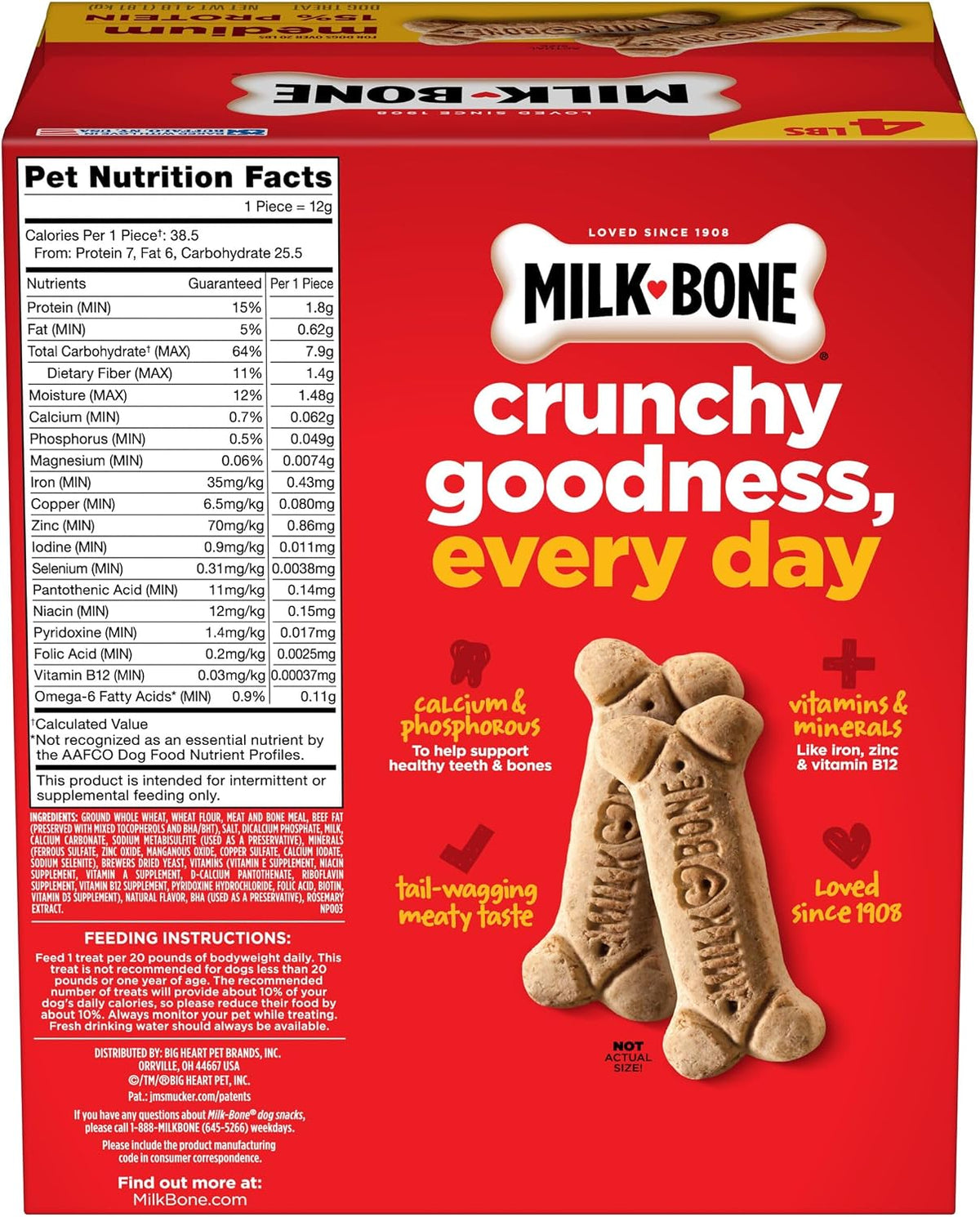 Milk-Bone Original Biscuits Large Dog Treats, 24 Ounce (Pack of 12) Father Jim Norris notebooks