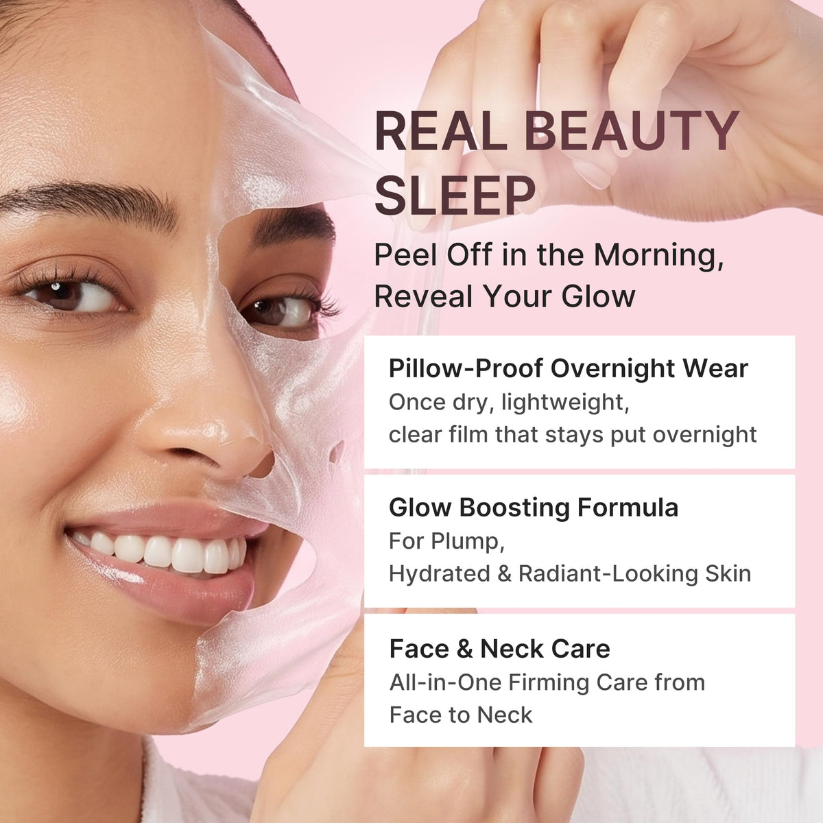 medicube Wrapping Mask Collagen Glazed Milky Glow - Daytime Peel Off Mask