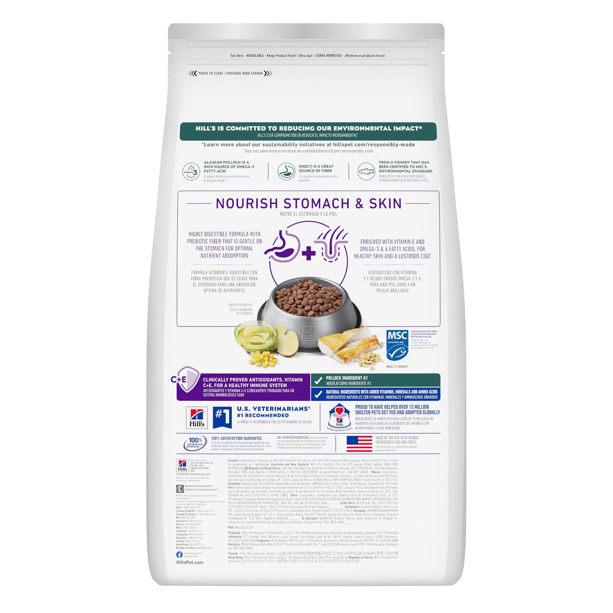Hill's Science Diet Sensitive Stomach & Skin Dry Dog Food