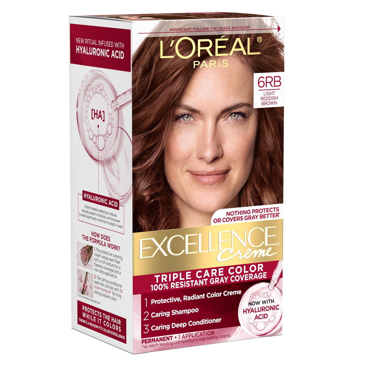 L'Oreal Paris Excellence Crème Hair Color, 4AR Dark Chocolate Brown Father Jim Norris notebooks